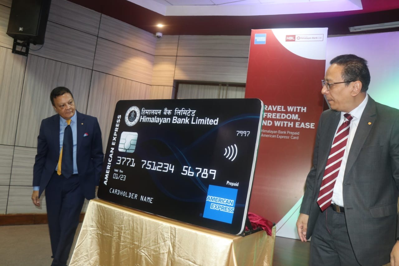 Himalayan Bank and American Express launched New card services